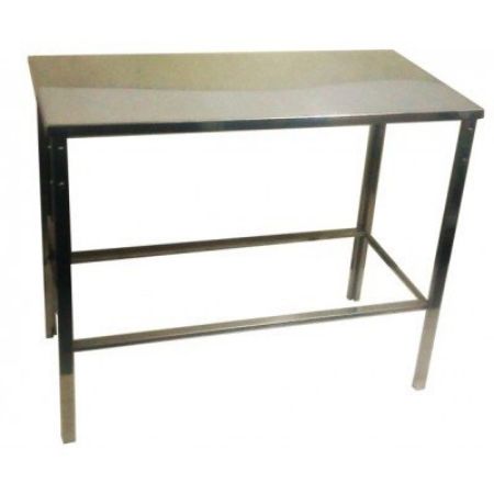 Imagem de MESA DESMONTAVEL EM ACO INOX C/ TAMPO REFORCADO 100CM X 50CM X 85CM