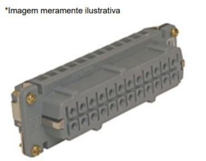 Imagem de MIOLO PLUGUE INDUSTRIAL FEMEA 16A 600 VCA 24 POLOS