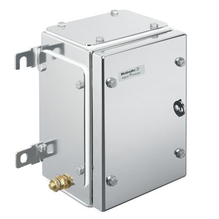 Imagem de CAIXA DE ELETRICA MONTADA EM ACO INOX AISI 316L 229 X 152 X 133MM ELETROPOLIDO DE EMBUTIR 2