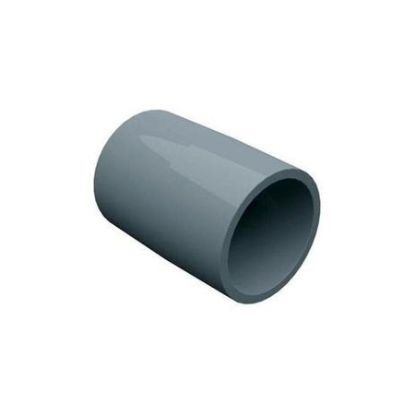 Imagem de LUVA DE PVC P/ ELETRODUTO S/ ROSCA CINZA 1/2"