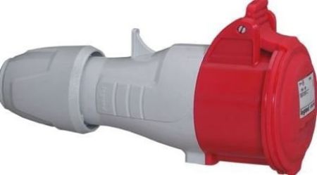 Imagem de TOMADA ACOPLADO FEMEA 3P+T 32A 415V VERMELHO IP44 S/ PL