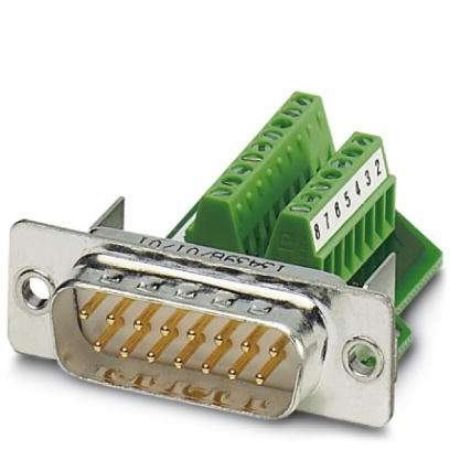 Imagem de CONECTOR DB 15 PINOS C/ PARAFUSO FEMEA 