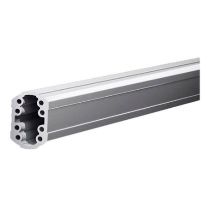 Imagem de CANALETA FECHADA DE ALUMINIO CINZA 59MM X 85MM