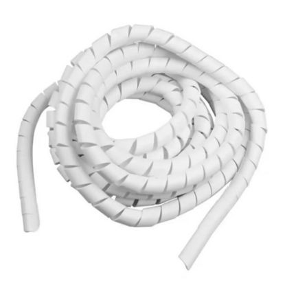 Imagem de TUBO ESPIRAL P/ FIOS/CABOS POLIETILENO BRANCO 1/2"