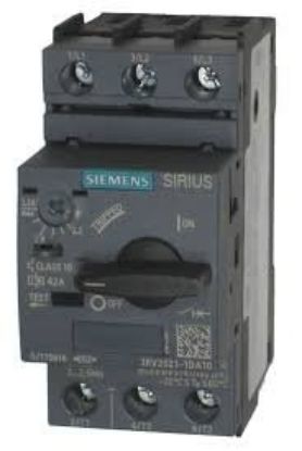 Imagem de DISJUNTOR MOTOR TRIPOLAR 2,2-3,2A 100KA S0 SIRIUS 3RV