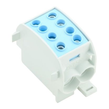 Imagem de BLOCO DE DISTRIBUICAO P/ BARRAMENTO 1P 300A 1000V AZUL 