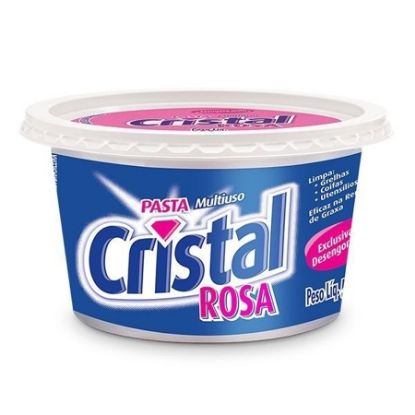 Imagem de SABAO EM PASTA CRISTAL ROSA 500G MULTIUSO