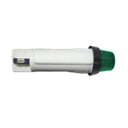 Imagem de SINALEIRO RETANGULAR PLASTICO VERDE 10MM 24V LED 