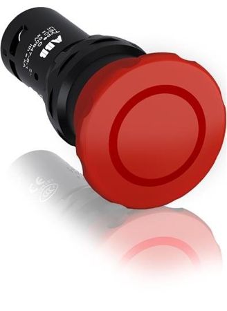 Imagem de BOTAO COGUMELO 40MM VERMELHO 22MM 2NF RETENCAO EMERGENCIA 