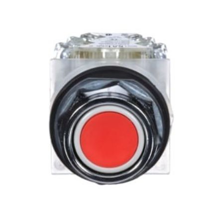 Imagem de BOTAO  C/ REB VERMELHO 30MM 250V 1NA+1NF IMPULSO 