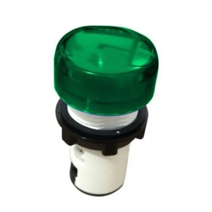 Imagem de SINALEIRO REDONDO VERDE 24V LED 