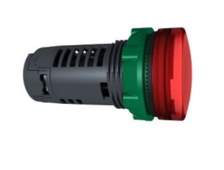 Imagem de SINALEIRO REDONDO VERMELHO 22MM 24V LED 