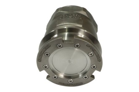 Imagem de ENGATE VALVULADO MACHO EM ACO INOX ASTM A351 C/ ROSCA 4" DN100 NPT