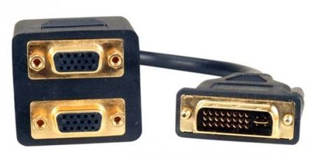 Imagem de ADAPTADOR DVI-I DUAL LINK M P/ 2 VGA F