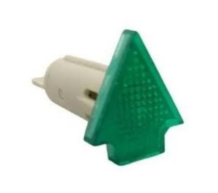 Imagem de SINALEIRO TRIANGULAR VERDE 10MM 24V 