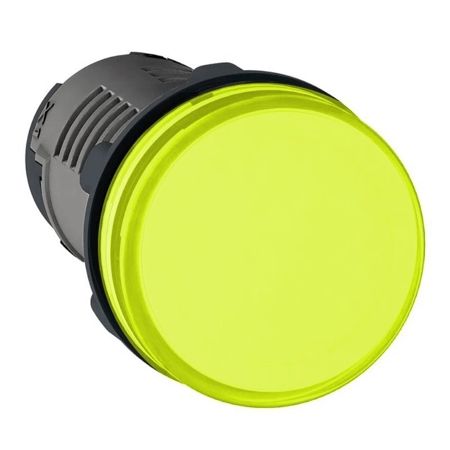 Imagem de SINALIZADOR LED PLASTICO AMARELO 22MM 24VCA/CC 