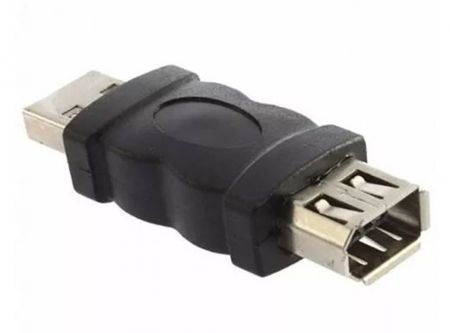 Imagem de ADAPTADOR FIREWIRE 6 PINOS FEMEA USB MACHO