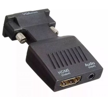 Imagem de ADAPTADOR VGA MACHO X HDMI FEMEA