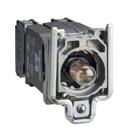 Imagem de CORPO BLOCO LUMINADO 22MM 1NA+1NF BA9S 110-120V 