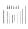 Imagem de JOGO 16 PCS BROCAS E BITS A.R. 1,2,3,4,5,6MM,WIDEA 4,5,6,8MM, 6 PTS PARAF. CLIP STRIP