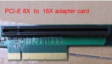 Imagem de ADAPTADOR RISER CARD PCI-E 8X P/ 16X