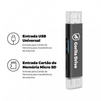 Imagem de ADAPTADOR COM USB TIPO-C OTG