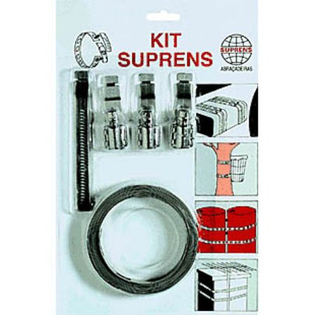 Imagem de KIT DE ABRACADEIRA DE ACO INOX LARGURA 14,5MM