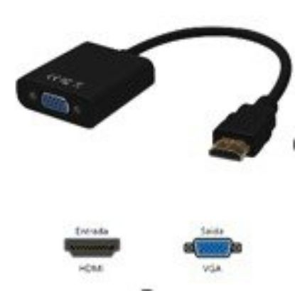 Imagem de CABO ADAPTADOR HDMI MACHO VGA F+P2 