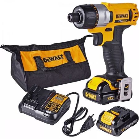 Imagem de PARAFUSADEIRA  1/4" 6,35MM, 12V MAX LI ION, 2 BAT 1.3AH, CARREGADOR BIVOLT E BOLSA