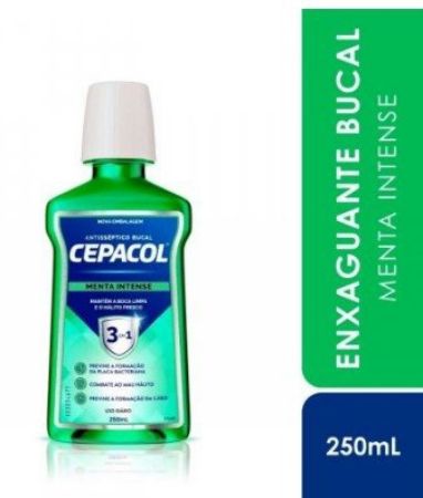 Imagem de ENXAGUANTE ANTISSEPTICO BUCAL 250ML MENTA