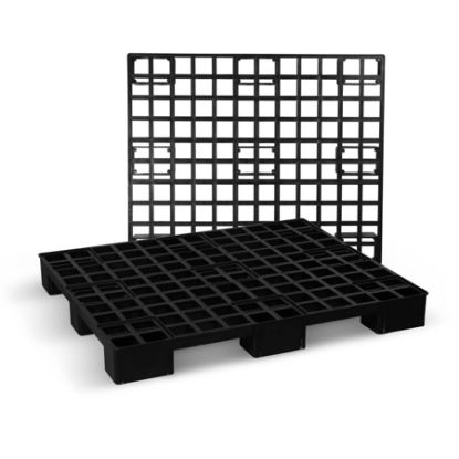 Imagem de PALLET DE PLASTICO 1200 x 1000 x 145MM COR PRETO