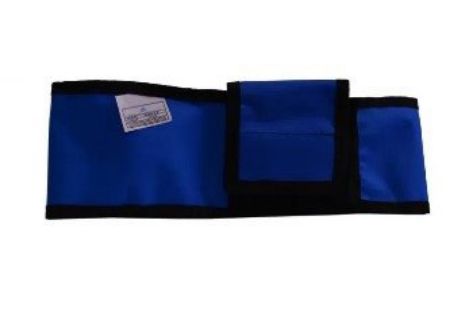 Imagem de BOLSA DE NYLON EMBORRACHADO  260 X 160 MM  P/ LUVAS DE SEGURANCA AZUL