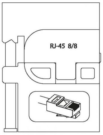 Imagem de INSERTO PARA CONECTOR WESTERN RJ11