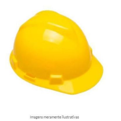 Imagem de CAPACETE ABA FRONTAL V-GARD CLASSE B C/ JUGULAR AMARELO