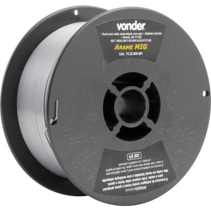 Imagem de ARAME DE SOLDA MIG 0,8MM CARRETEL 15KG VONDER TMX