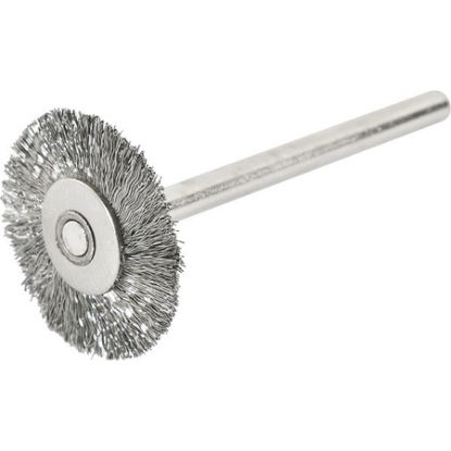 Imagem de ESCOVA CIRCULAR DE ACO INOX 20MM  C/  HASTE 