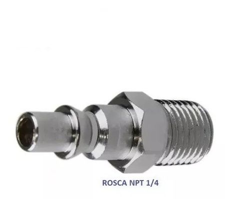 Imagem de PINO DE ENGATE 1/4 X 1/4 NPT M. LATAO