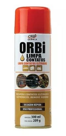 Imagem de LIMPA CONTATOS AEROSOL 300ML/209G ORBI