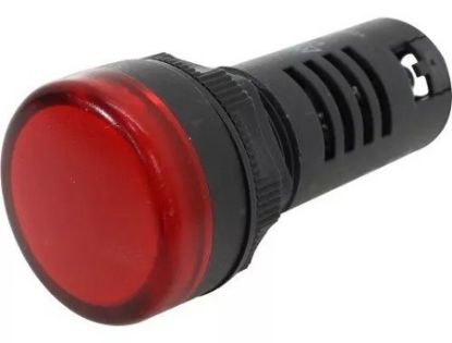 Imagem de LED LONGO VERMELHO BA9S 24 VCA / VCC (COMP. 47MM)