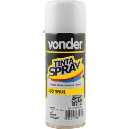 Imagem de TINTA SPRAY BRANCO BRILHANTE 200ML