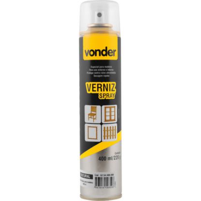 Imagem de TINTA VERNIZ SPRAY NATURAL 400ML