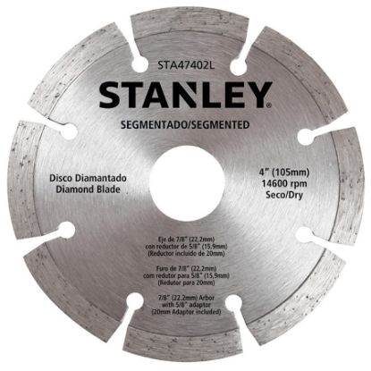 Imagem de DISCO DE CORTE DIAMANTADO   4" 105MM X 20MM (FURO) SEGMENTADO