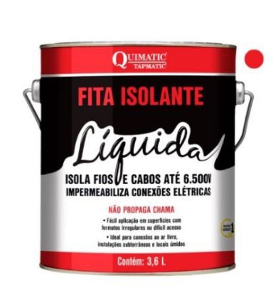 Imagem de FITA ISOLANTE LIQUIDA 3,6L VERMELHA