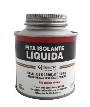 Imagem de FITA ISOLANTE LIQUIDA 200ML INCOLOR