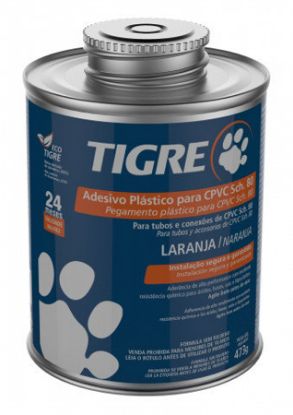 Imagem de ADESIVO PLASTICO CPVC E PVC-U INDUSTRIAL 473ML LARANJA