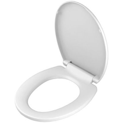 Imagem de ASSENTO SANITÁRIO SMART PP SOFT CLOSE OVAL BRANCO