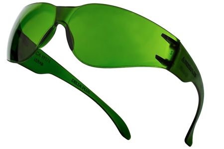 Imagem de OCULOS DE PROTECAO C/ LENTE VERDE PROTECAO CONTRA IMPACTOS E RAIOS UVA/UVB