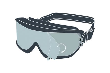 Imagem de CONJUNTO DE PELICULAS PROTETORAS P/ GOGGLE GALERAS (10 PCS)