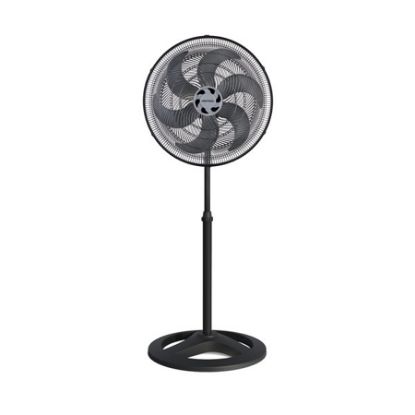 Imagem de VENTILADOR DE COLUNA OSCILANTE TURBO 6P 30CM PRETO 220V PREMIUM 