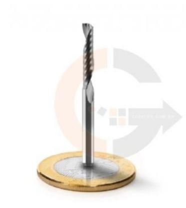 Imagem de FRESA P/ ACRILICO E OUTROS PLASTICOS 1 CORTE 3.175MMX17MM METAL DURO